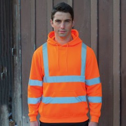 Plain High-visibility hoodie RTY 240 GSM